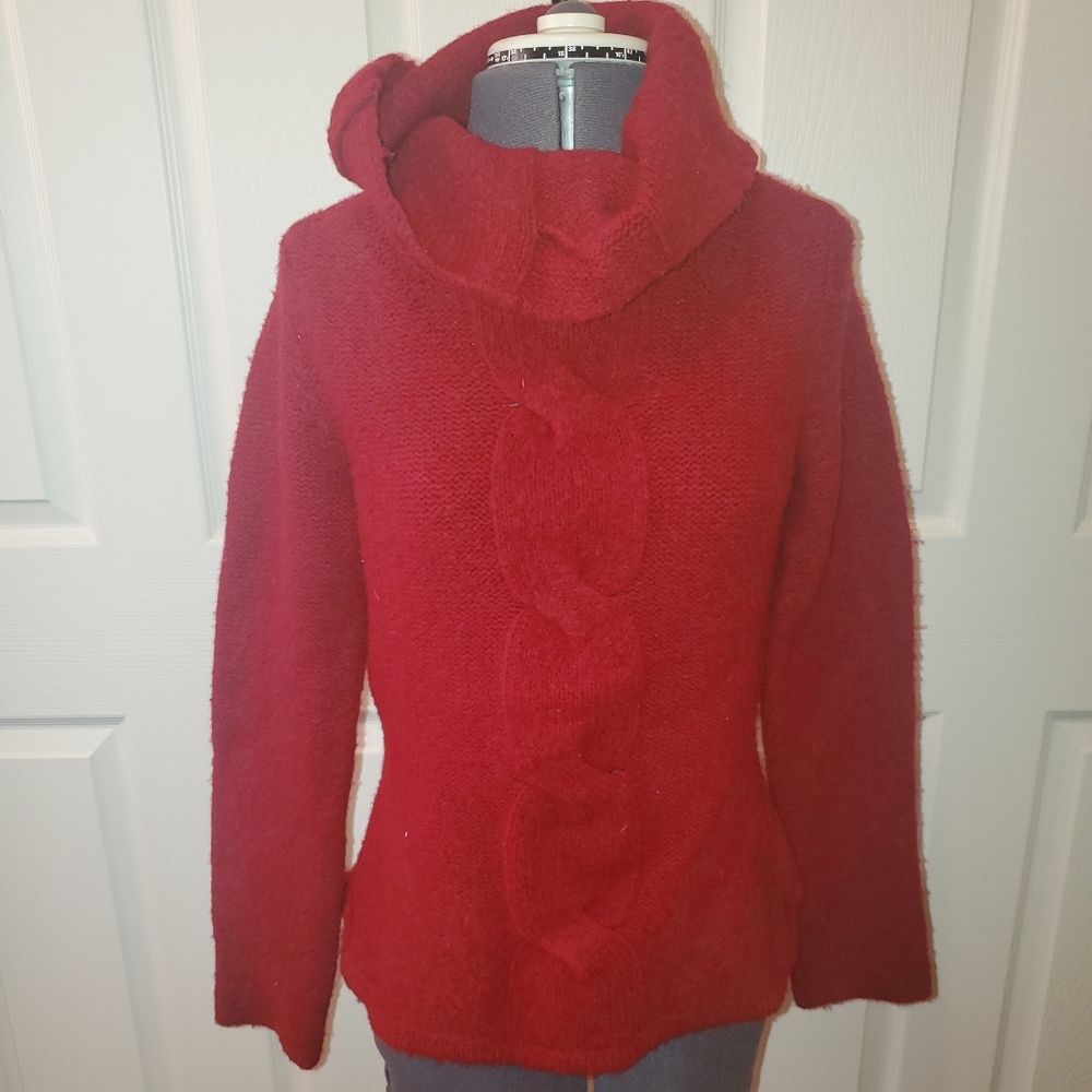 Caslon Sweater Burgundy Small